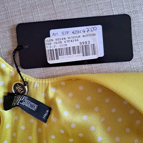 New VDP Italian Summer Yellow Dress - Picture 13 of 16